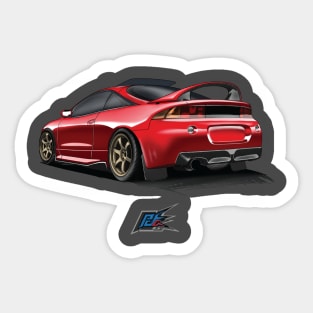 mitsubishi dsm eclipse Sticker